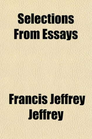 Cover of Selections from Essays