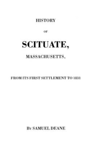 Cover of History of Scituate, Massachusetts