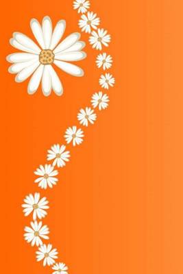 Book cover for Mind Blowing Orange Flower Pattern Journal