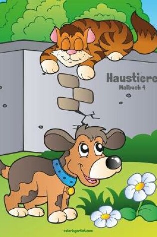 Cover of Haustiere Malbuch 4