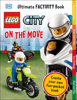 Book cover for LEGO City On The Move Ultimate Factivity Book