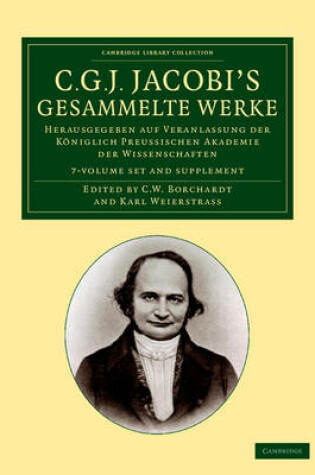 Cover of C. G. J. Jacobi's Gesammelte Werke 8 Volume Set