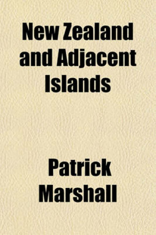 Cover of New Zealand and Adjacent Islands