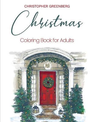 Book cover for Christmas Coloring Book for Adults