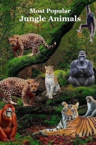 Cover of Most Popular Jungle Animals Kids Book