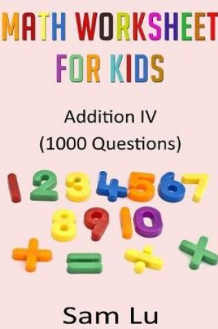 Cover of Math Worksheet for Kids