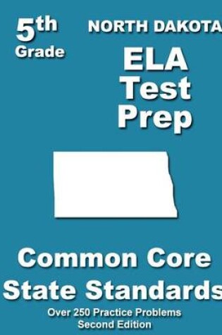 Cover of North Dakota 5th Grade ELA Test Prep