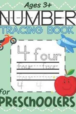 Cover of Number Tracing Book for Preschoolers