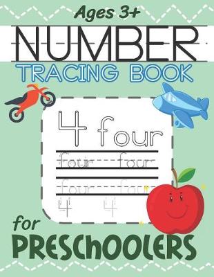 Book cover for Number Tracing Book for Preschoolers