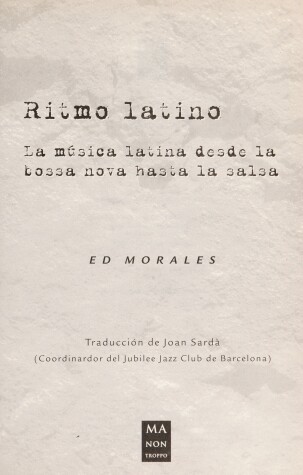 Book cover for Ritmo Latino