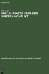 Book cover for Drei Aufsatze UEber Den Inneren Konflikt