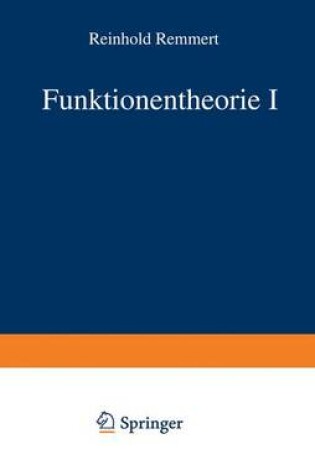 Cover of Funktionentheorie I
