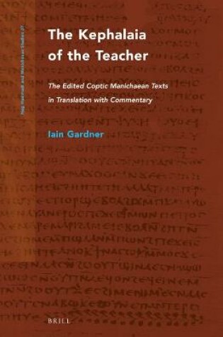 Cover of The Kephalaia of the Teacher