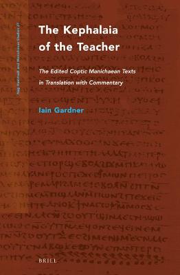 Cover of The Kephalaia of the Teacher