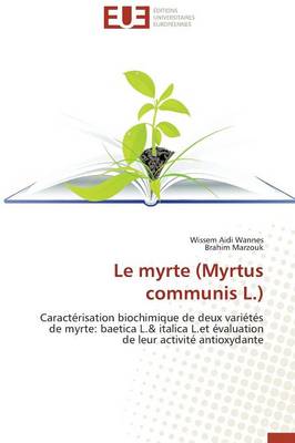 Book cover for Le Myrte (Myrtus Communis L.)