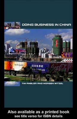 Book cover for Doing Business in China