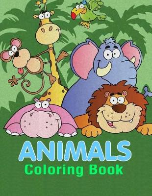 Book cover for Animals Coloring Book