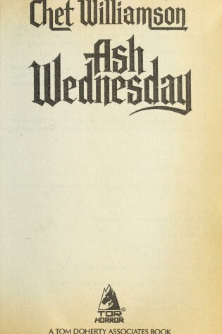 Cover of Ash Wednesday