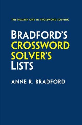Cover of Collins Bradford's Crossword Solver's Lists