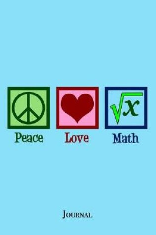 Cover of Peace Love Math Journal