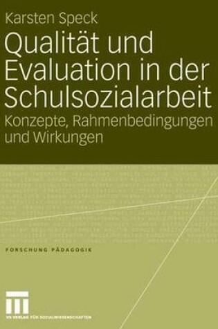 Cover of Qualitat Und Evaluation in Der Schulsozialarbeit