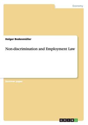 Book cover for Non-discrimination and Employment Law