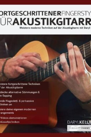 Cover of Fortgeschrittener Fingerstyle für Akustikgitarre
