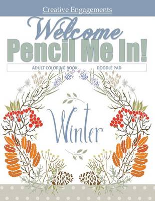 Book cover for Welcome Winter Adult Coloring Book Doodle Pad