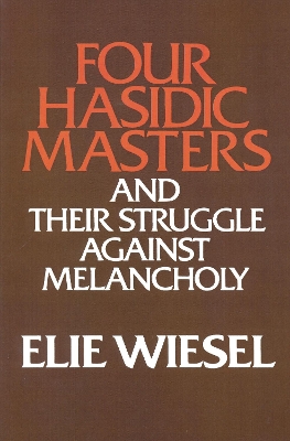 Book cover for Four Hasidic Masters and their Struggle against Melancholy