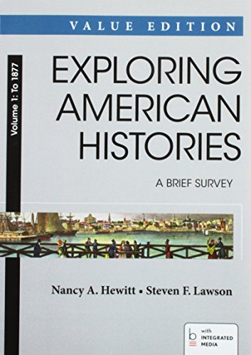 Book cover for Exploring American Histories, Value Edition V1 & Launchpad for Exploring American Histories V1 (Access Card)