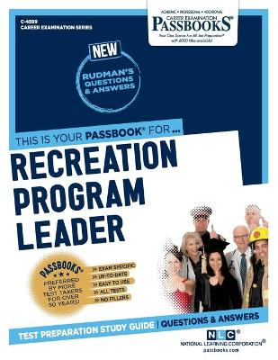 Cover of Recreation Program Leader (C-4599)