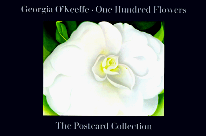 Book cover for Georgia O'Keeffe 100 Flowers Postcard Book