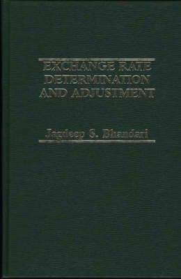 Book cover for Exchange Rate Determination and Adjustment.