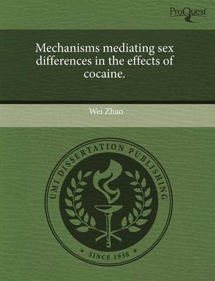 Book cover for Mechanisms Mediating Sex Differences in the Effects of Cocaine