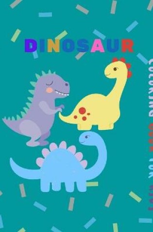 Cover of dinasour coloring book for kids