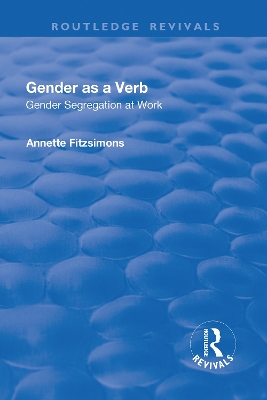 Book cover for Gender as a Verb