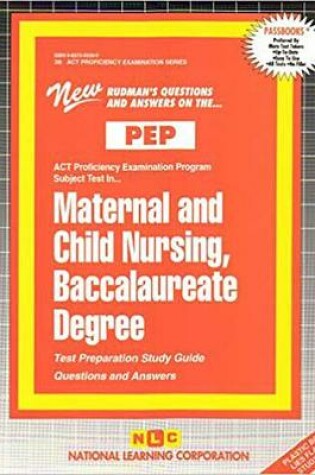 Cover of MATERNAL AND CHILD NURSING, BACCALAUREATE DEGREE