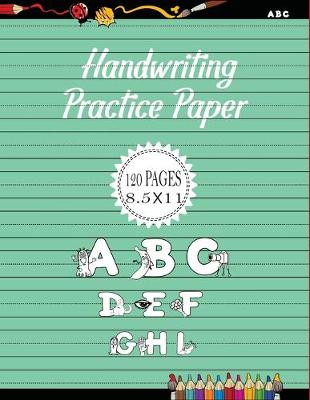 Book cover for Handwriting practicr paper