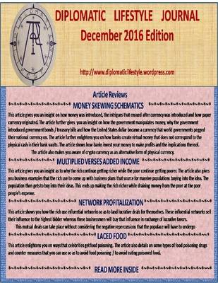 Book cover for Diplomatic Lifestyle Journal December 2016 Edition