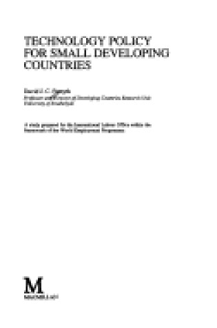 Cover of Technology Policy for Small Developing Countries