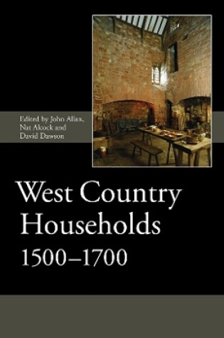 Cover of West Country Households, 1500-1700