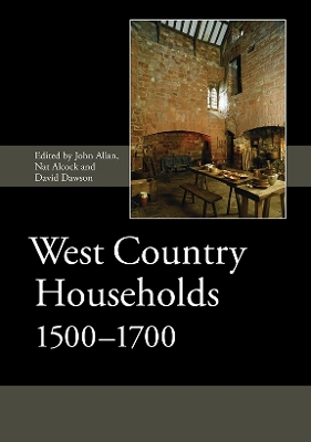 Book cover for West Country Households, 1500-1700