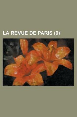 Cover of La Revue de Paris (9 )