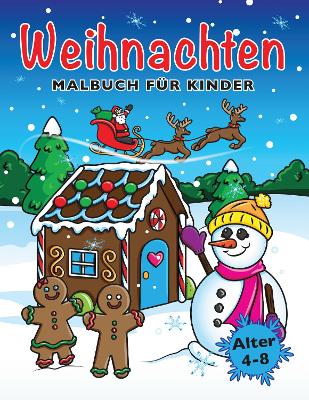 Book cover for Weihnachten Malbuch für Kinder