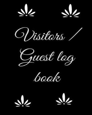 Book cover for Visitors/Guest log book