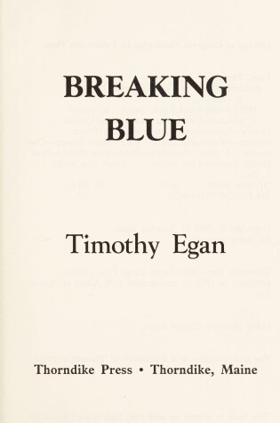 Cover of Breaking Blue