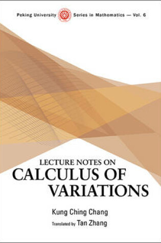 Cover of Lecture Notes On Calculus Of Variations