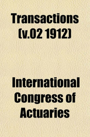 Cover of Transactions Volume 3, PT. 1