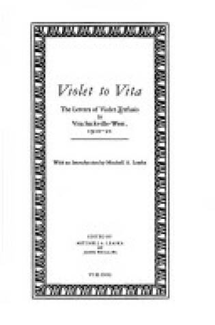 Cover of Violet to Vita