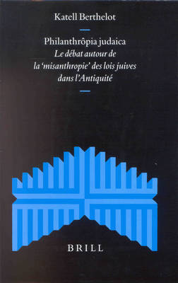 Cover of Philanthropia judaica